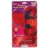 Forum Novelties 58895 Fantasy Fun Set: Cuffs, Feather, and Blindfold
