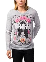 BIAGGIO Camiseta Manga Larga (Gris Claro)