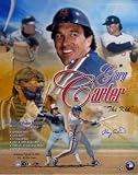Gary Carter signed New York Mets Career HOF Collage 16x20 Photo- Carter Hologram
