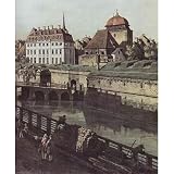 Canaletto (I) (View of Dresden, The Dresden fortifications, moat with a bridge between gate and post Wilschen miles pill - 11x17