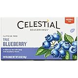 Celestial Seasonings True Blueberry Herbal Tea, 20 Count