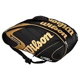 Wilson Eco Pro Tour Red/Black Six Pack (Featuring EARTHGUARD) - New!