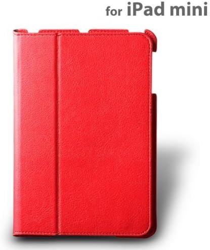 AViiQ Slim Smart Cover Case with Sensor Support for iPad mini - Red Leatherette (AV-IPMNSLRD)