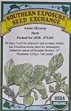 Anise Hyssop Herb Certified Organic Seeds 100 Seeds 51CexFBR1TL. SL160 Anise Hyssop Herb Certified Organic Seeds 100 Seeds