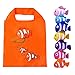 Lynnwang Design Reusable Fish Shopping Tote Bag for Kids, Pack of 6