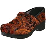 IMAGE OF Dansko Women's Professional Vegan Clog,Rust Tapestry,40 EU / 9.5-10 B(M) US