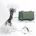 Lalapao Battery Operated Optional Automatic Timer String Lights 30 LED Water Drop Fairy Christmas Lighting Decor with 5 Modes For Outdoor, Indoor, Garden, Patio, Bedroom Wedding Decorations (White)