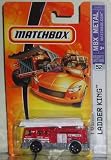 Mattel Matchbox 2007 MBX 1:64 Scale Die Cast Metal Car # 52 - Fire Truck Ladder King