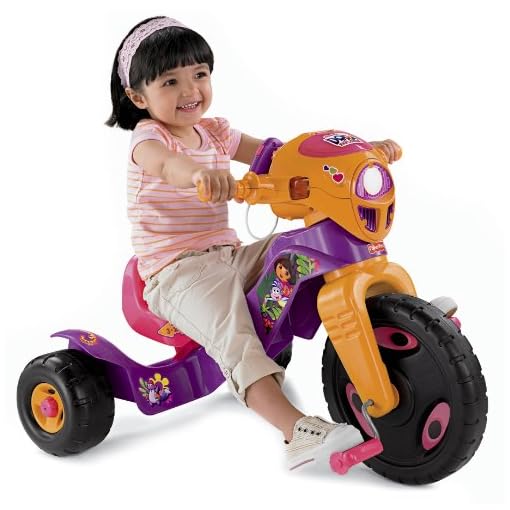 FisherPrice Dora the Explorer Lights and Sounds Trike Epic Kids Toys