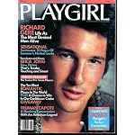 Playgirl Magazine JUNE 1985: beautiful RICHARD GERE cover; sexiest pro tennis players; Brian Buzzini naked; pullout centerfold collection book cover