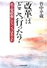 「改革」はどこへ行った?―民主党政権にチャンスはあるか―