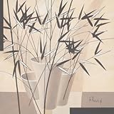 Swinging Bamboo I HIGH QUALITY MUSEUM WRAP CANVAS Print Franz Heigl 24x24 Swinging Bamboo I HIGH QUALITY MUSEUM WRAP CANVAS Print Franz Heigl 24x24