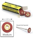 E. C. Moore's Adalox Aluminum Oxide Medium 7/8'' Sanding Disc Box of 50