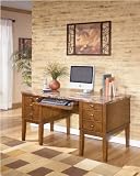 Theo Storage Leg Desk - Ashley Furniture