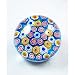 Hand Glass Art Multicolored Millefiore Paperweight PW-6060