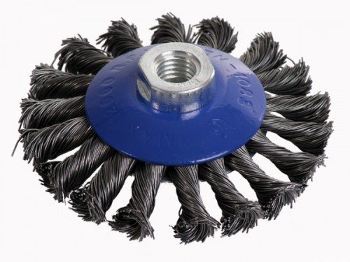 Scheibenbürste Zopfbürste Drahtbürste 100 mm für Winkelschleifer
