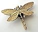 *New item*Very Large Dragon flies Set of 9 Antique gold