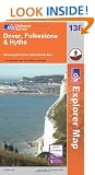 Dover, Folkstone and Hythe (Explorer Maps) (OS Explorer Map)
