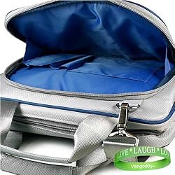 iPad Carrying Case for Apple ipad Tablet wifi + 3G model ( iPad 16gb , iPad 32gb , iPad 64gb flash drive) ** BLUE ** + Vangoddy Live * Laugh * Love Wrist band