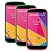 Cbus Wireless 3x Matte Finish TPU Flex-Gel Silicone Cases / Skins / Cover Cases for BLU LIFE PLAY 2 - Semi Transparent Blue, Green, Pink