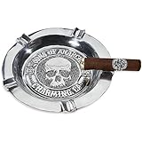 Sons of Anarchy Hand Poured Solid Pewter 5 Finger Cigar Ashtray Heavy Large Herf Charming