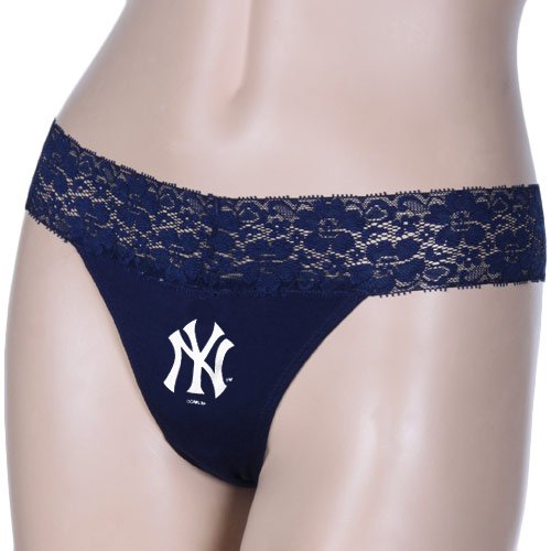 New York Yankees Women's Navy Super Soft Thong