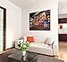 Large Canvas Print Wall Art – MUSICAL BROADWAY – 40x30 Inch New York Cityscape Canvas Picture Stretched On A Wooden Frame – Giclee Canvas Printing – Hanging Wall Deco Picture / e6121