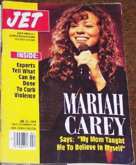 Jet Magazine Jan. 24, 1994 Mariah Carey