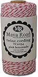 Maya Road Twine Cording, Pink Lemonade