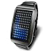 Tokyo Flash Men's Pimpin Black Ion Plated Watch #PIMPIN/BR/IPB/BLUE