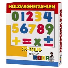 Roba 0021 - Holzmagnetzahlen 35teilig