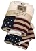 Patriotic Natural Sweater with a USA Stars & Stripes Flag on the Front