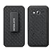 Samsung Galaxy Sky, Galaxy Sol, Galaxy Amp Prime, Galaxy Express Prime, Galaxy J3/J3v/J36v Swivel Slim Belt Clip Holster Protective Case, Galaxy Wireless Swivel Belt Clip [Kickstand] - Black