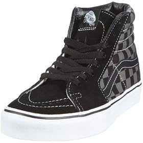Vans Sk8-Hi (Black/Black/White) Mens Shoes