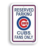 Chicago Cubs Reserved Parking Sign
