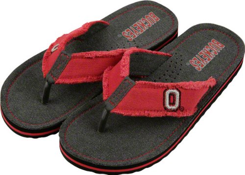 Ohio State Buckeyes Team Color Flip Flop