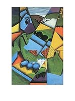 Especial Arte Lienzo Landscape with houses in Ceret - Juan Gris Multicolor