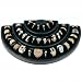 36 Slot 3 Tier Black Ring Display Foam Jewelry Stand