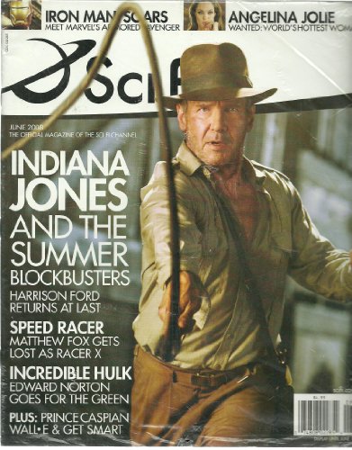 INDIANA JONES/ Angelina Jolie(Wanted)/ Iron Man ~Sci-Fi Magazine~ June 2008