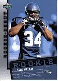 2006 Upper Deck Rookie Debut 145 David Kirtman Seahawks (RC - Rookie - Football Cards)