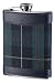 Premier Housewares 8 oz Stainless Steel Hip Flask with Tartan, 14 x 10 x 3 cm, Green