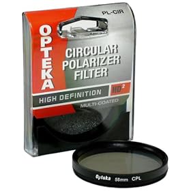 Opteka 58mm High Definition² Multi-Coated Circular Polarizing Glass Filter