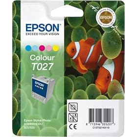Epson T027 Twin Pack - Print cartridge - 2 x colour (cyan, magenta, yellow, light cyan, light magenta)