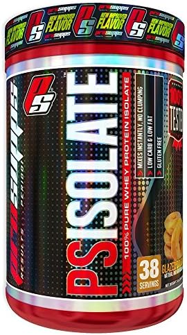 Professional Supplements Isolate Powder Glazed Doughnut 38 Servings
