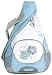 American Princess Flowers on Soft Color Messenger Cross Body Outdoor Biking Backpack - 3 Color Options