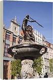 The Neptune Fountain - 40 Inch Canvas Print (101 cm) by Robert Harding