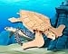 Search : Puzzled Green Turtle 3D Natural Wood Puzzle