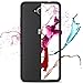 Lumia 650 Case, LK [Crystal Clear] [Air Hybrid] Shock Absorbing Anti Scratch Ultra Slim Bumper Case with Clear Back Panel Cover for Microsoft Lumia 650 (Black)