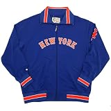 New York Mets Track Jacket w/ 1964 All-Star Game Patch by Mitchell & Ness