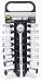 Search Our Specialty Mall : Performance Tool W38202 17 Piece 1/2" Drive SAE and Metric 6 Point Socket Set with Ratchet